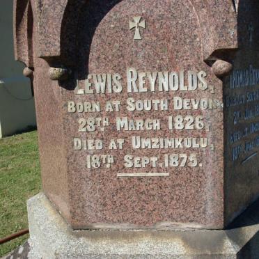 REYNOLDS Harry Drummond 1856-1912 :: REYNOLDS Lewis 1826-1875 :: REYNOLDS Mary Elizabeth -1887