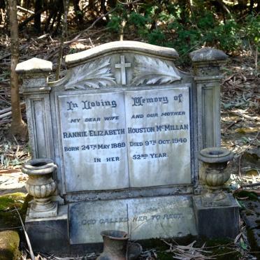 MCMILLAN Rannie Elizabeth, HOUSTON 1889-1940