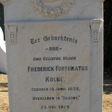 KOLBE Frederick Fortunatus 1839-1929