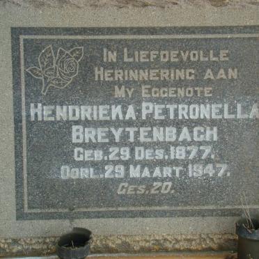 BREYTENBACH Hendrieka Petronella 1877-1947
