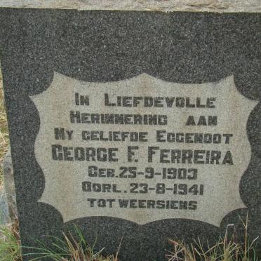 FERREIRA George F. 1903-1941