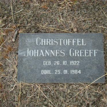 GREEFF Christoffel Johannes 1922-1984