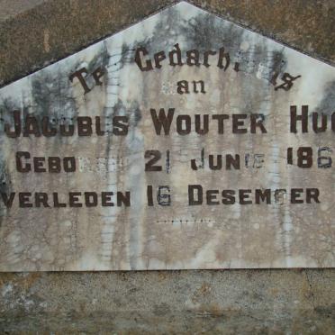 HUGO Jacobus Wouter 1867-1912