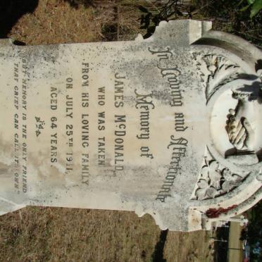 McDONALD James -1911