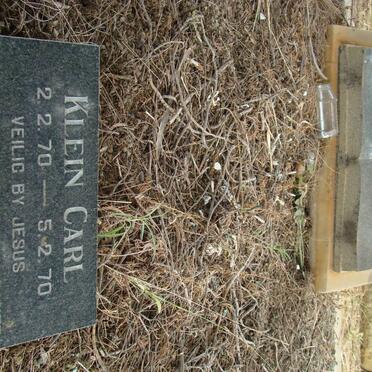 MEIRING Carel F. 1901-1947 :: UYS Johanna Susanna Sophia 1913-1994 :: ? Klein Carl 1970-1970