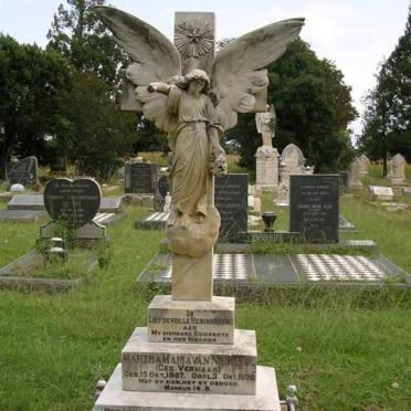 NIEKERK Martha Maria, van nee VERMAAK 1867-1939