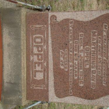 OPPEL Marthinus David -1936