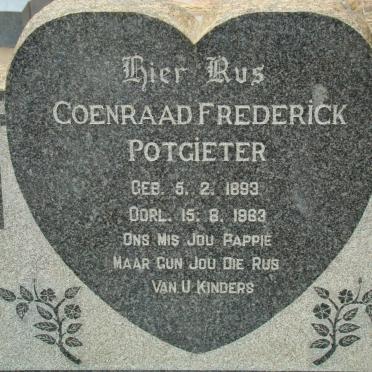 POTGIETER Coenraad Frederick 1893-1963