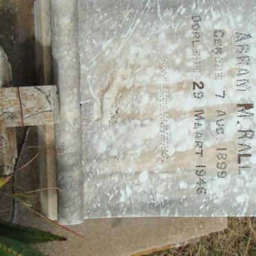 RALL Abram M. 1899-1946