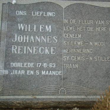 REINECKE Willem Johannes -1963