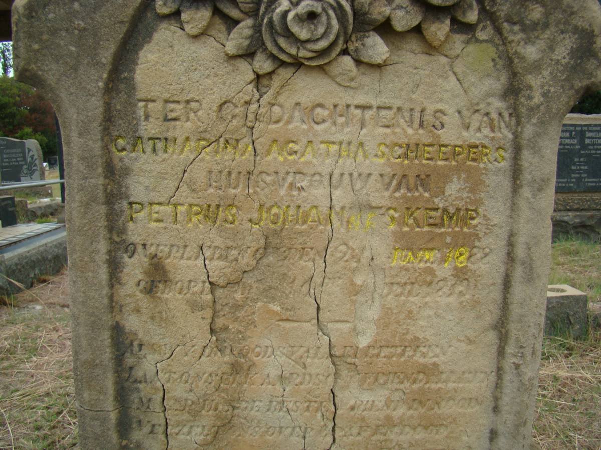 SCHEEPERS Catharina Agatha