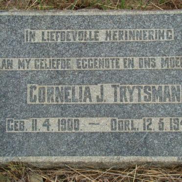 TRYTSMAN Cornelia J. 1900-1941