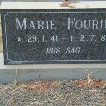 FOURIE Marie 1941-1989