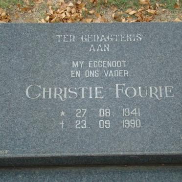 FOURIE Christie 1941-1990