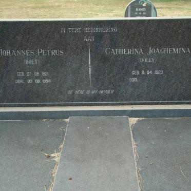 GEBHARDT Johannes Petrus 1921-1994 &amp; Catherina Joachemina 1923-