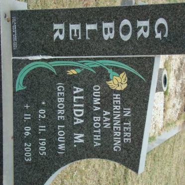 GROBLER Alida M. nee LOUW 1905-2003