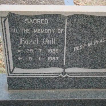GILL Hazel 1929-1987
