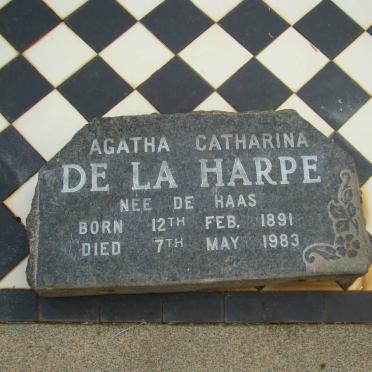 HARPE Victor Claude, de la 1890-1967 &amp; Agatha Catharina DE HAAS 1891-1983 