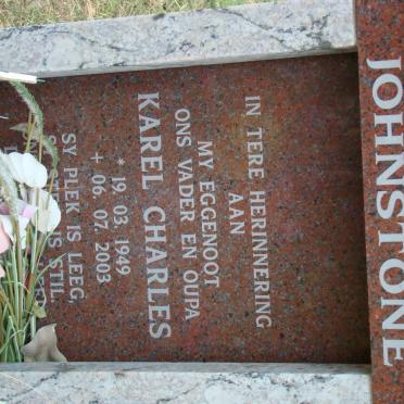 JOHNSTONE Karel Charles 1949-2003