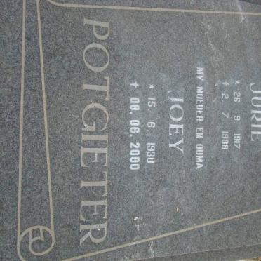 POTGIETER Jurie 1917-1988 &amp; Joey 1930-2000