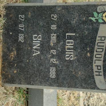 RUDOLPH Louis 1910-1989 &amp; Sina 1912-
