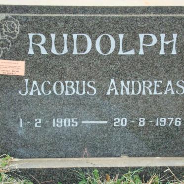RUDOLPH Jacobus Andreas 1905-1976