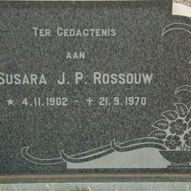 ROSSOUW Susara J.P. 1902-1970
