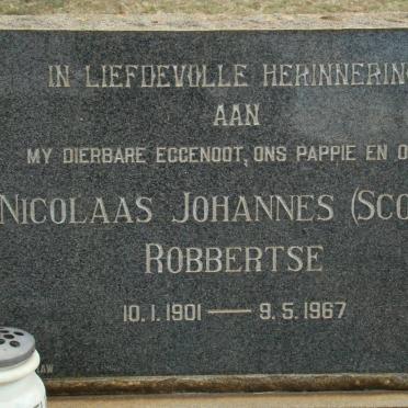 ROBBERTSE Nicolaas Johannes 1901-1967