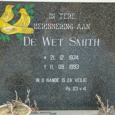SMITH De Wet 1974-1993