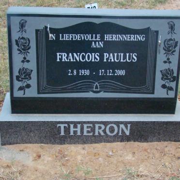 THERON Francois Paulus 1930-2000