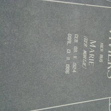 VIVIERS Marie nee NORTJE 1924-1996