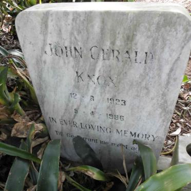 KNOX John Gerald 1923-1986