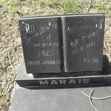 MARAIS Ernst Jacobus 1961-1981