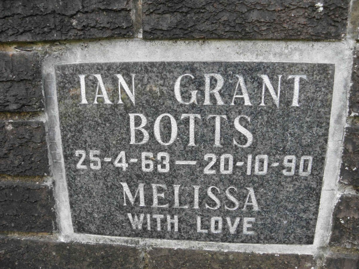 BOTTS Ian Grant ??63-??90