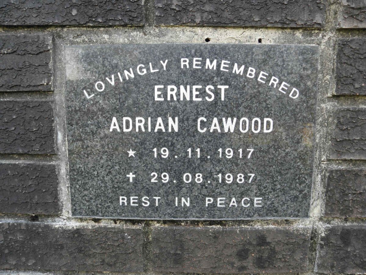 CAWOOD Ernest Adrian 1917-1987
