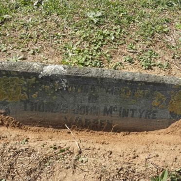 WARREN Thomas John McIntyre