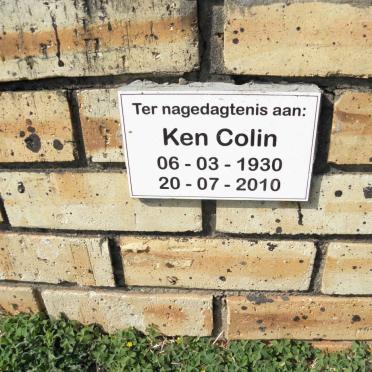 COLIN Ken 1930-2010