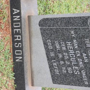 ANDERSON Hercules 1950-1992