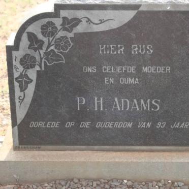 ADAMS P.H.