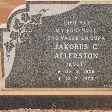 ALLERSTON Jakobus C. 1926-1973