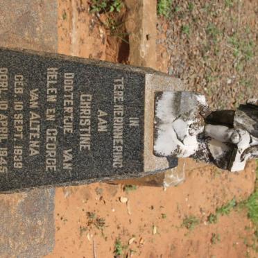 ALTENA Christine, van 1939-1945