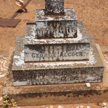 ALCOCK Henry George 1923-1923