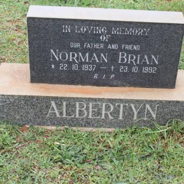ALBERTYN Norman Brian 1937-1992