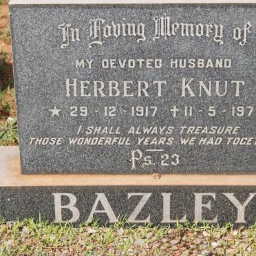 BAZLEY Herbert Knut 1917-1977