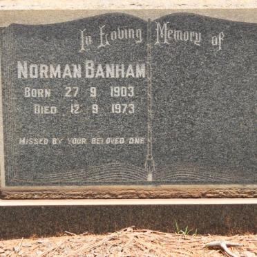 BANHAM Norman 1903-1973