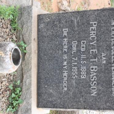 BASSON Percy E.T. 1889-1955