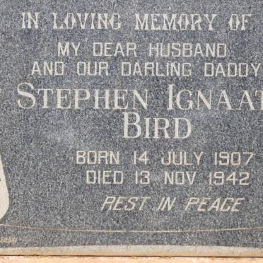 BIRD Stephen Ignaats 1907-1942