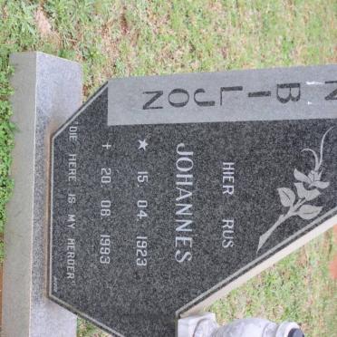 BILJON Johannes, van 1923-1993