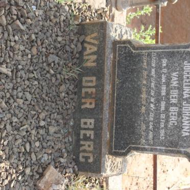 BERG Joggelina Johanna, van der 1896-1943