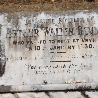 BENNETT Arthur Walter  -1930